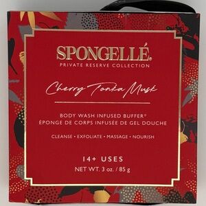 Spongellé Cherry Tonka Musk Body-Wash-Infused Body Buffer
